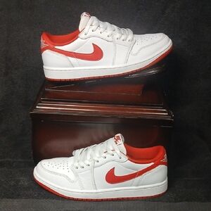 Nike Air Jordan 1 Retro Low OG "UNIVERSITY RED" Mens Size-9.5  100% Authentic!